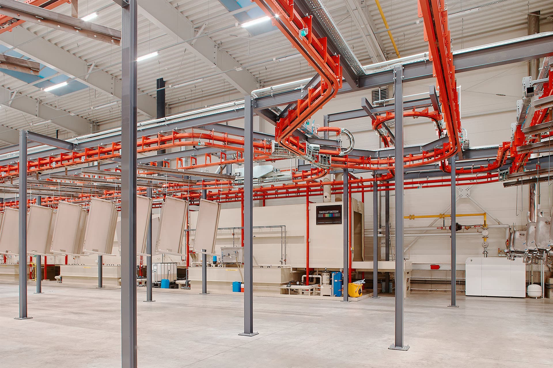 Indufinish coating line